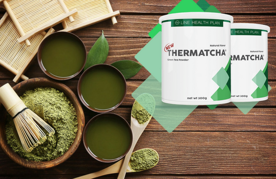Thermatcha é um suplemento alimentar em forma de chá diurético 100% natural, 